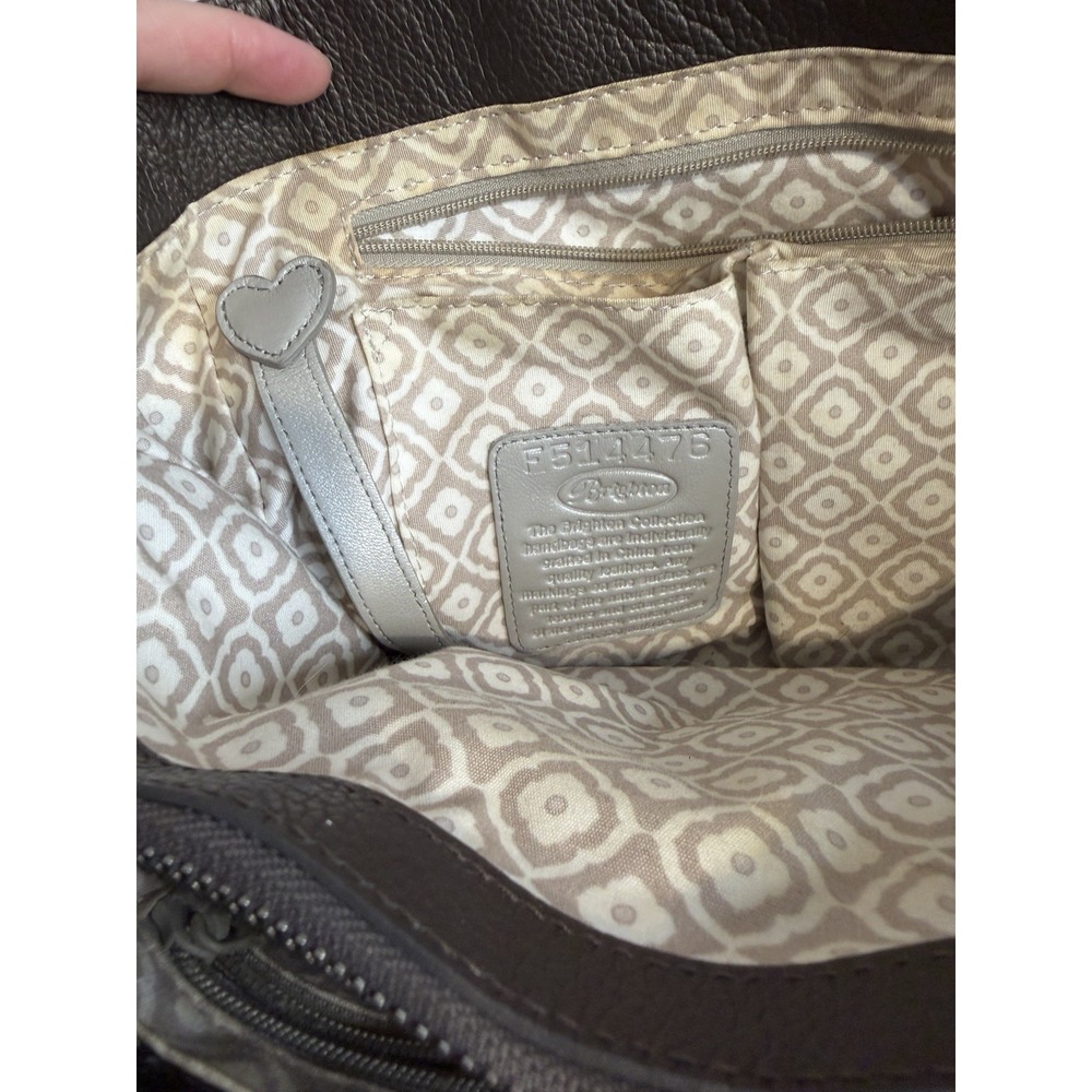 Brighton Pretty Tough Jax Tote Pebble Grain Leather Handbag Capsule Quiet Luxury - Picture 6 of 17